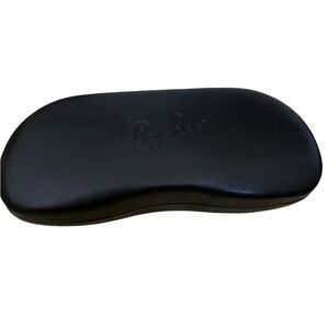 Ray Ban Black Sunglass Case Hard Lined VGC Summer Protect
